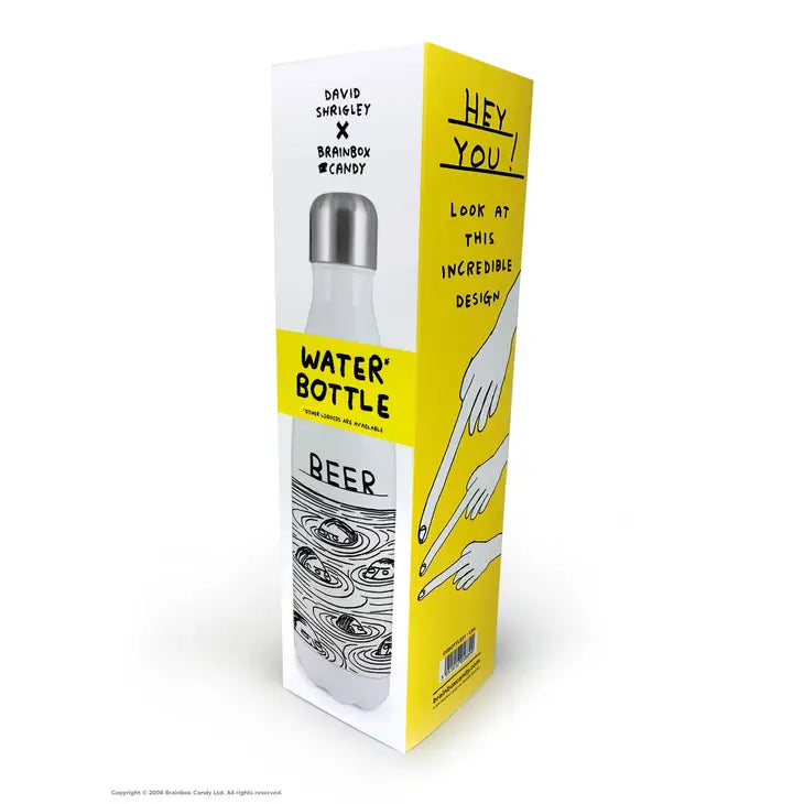 Water Bottle Beer by David Shrigley