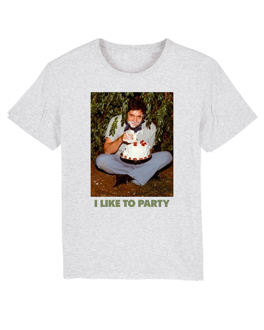 I LIKE TO PARTY with Johnny Cash Ash Grey TEE by Brandt