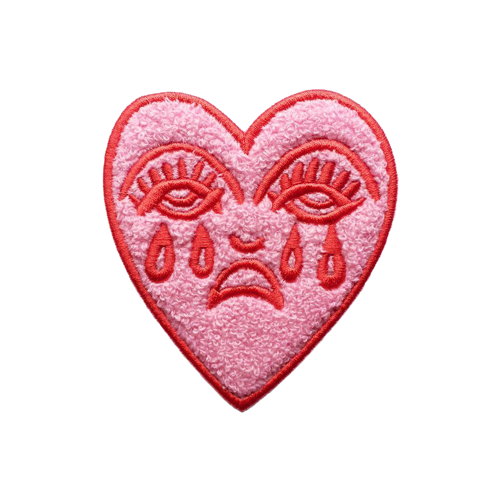 Crying Heart Chenille Patch by Cousins Collective