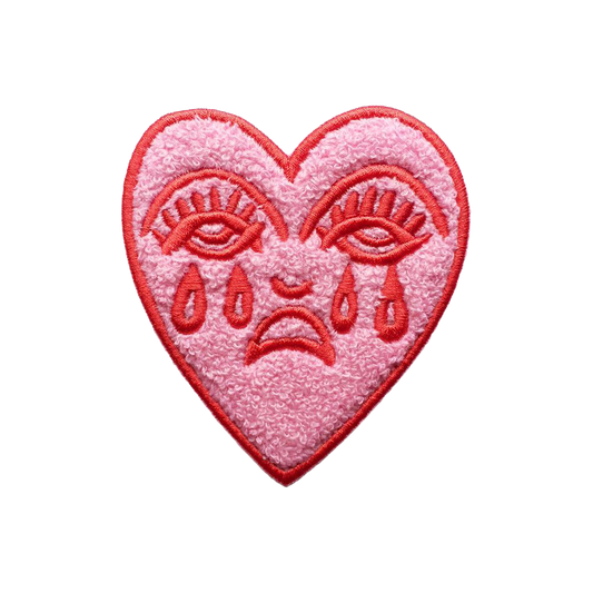 Crying Heart Chenille Patch by Cousins Collective