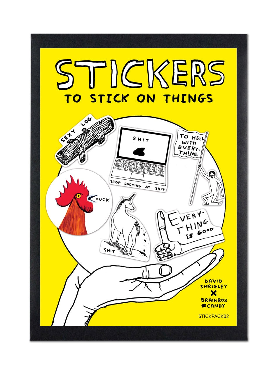 Sticker Pack 2 by David Shrigley