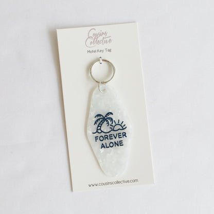 Forever Alone Motel Keytag by Cousins Collective