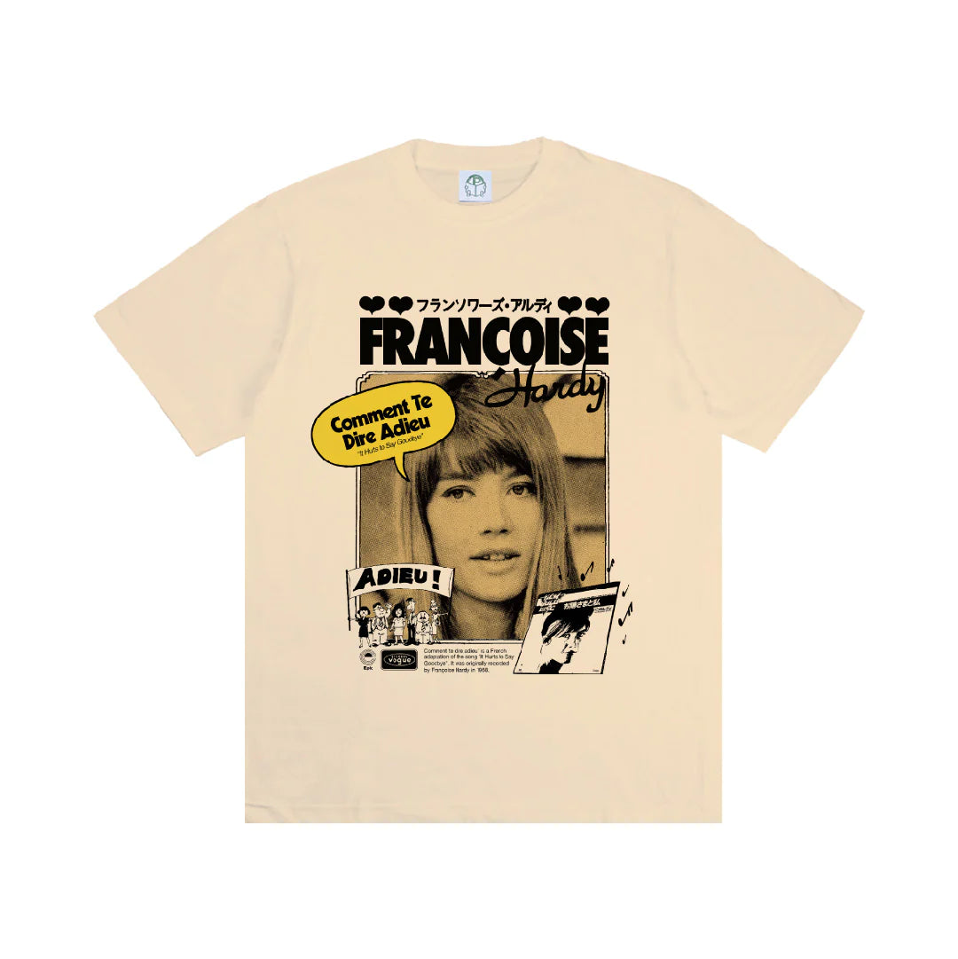 Francoise Beige Tee By Pass the Peas