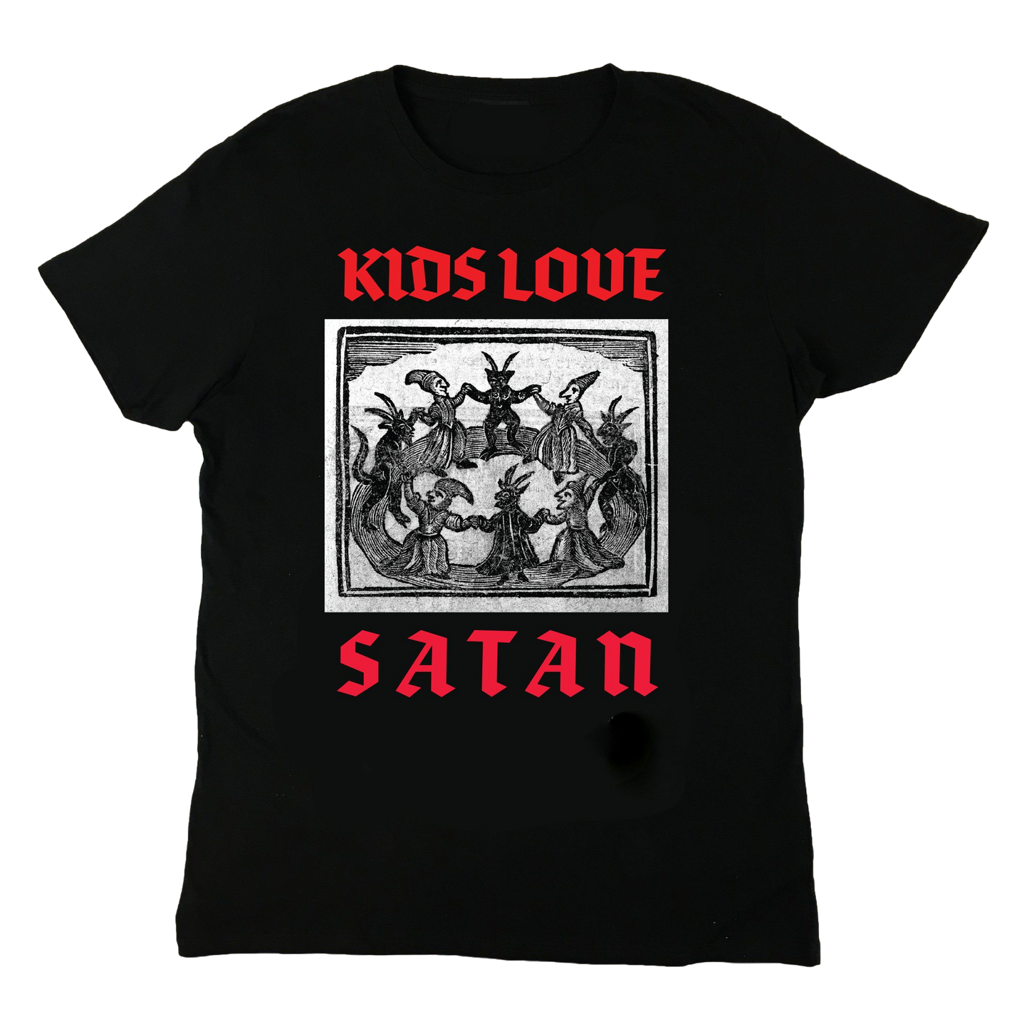 Kids Love Satan Black T-shirt By Family Store