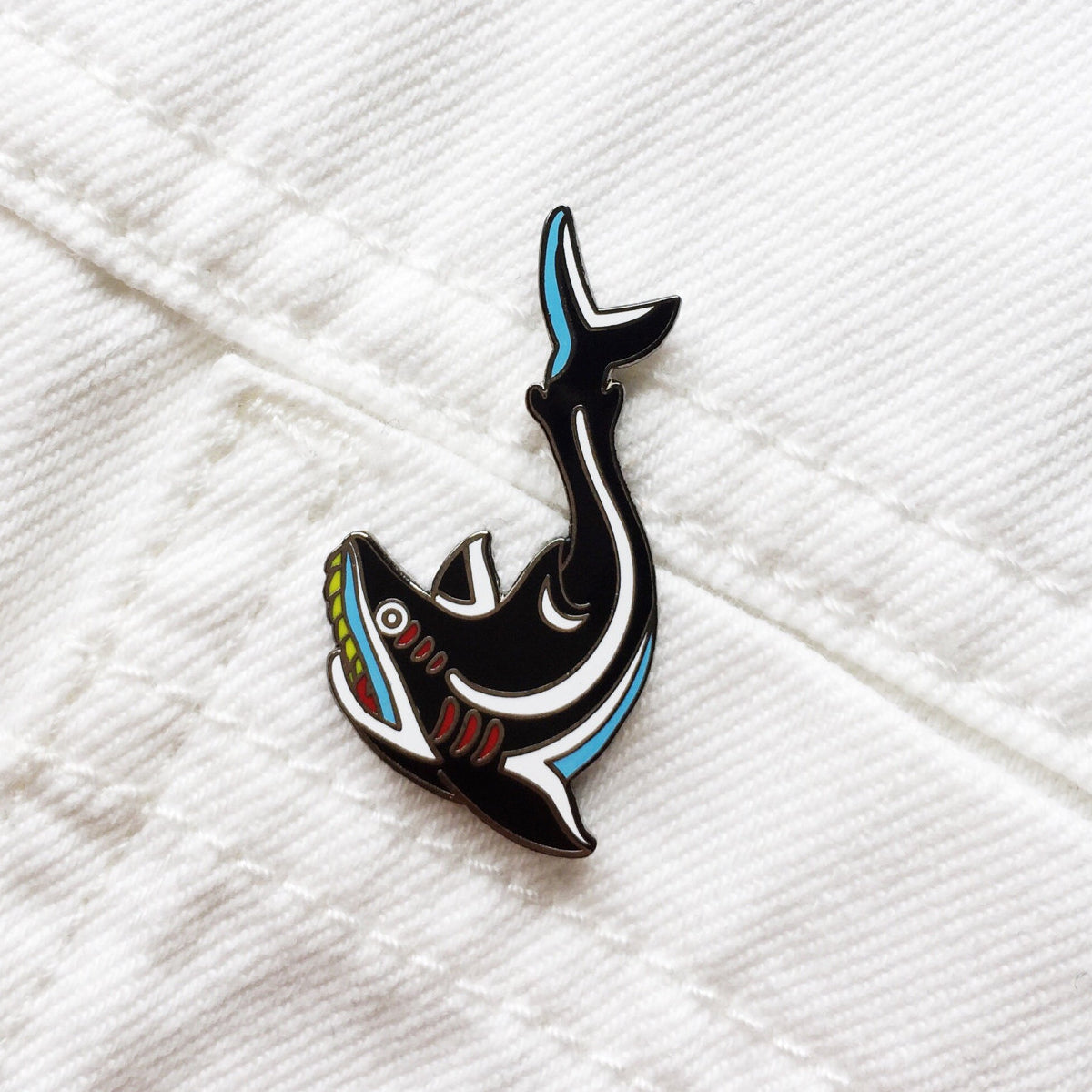 Shark Tattoo Pin by Cousins Collective